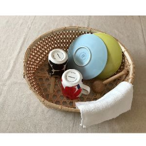 椀かご楕円大に北欧食器