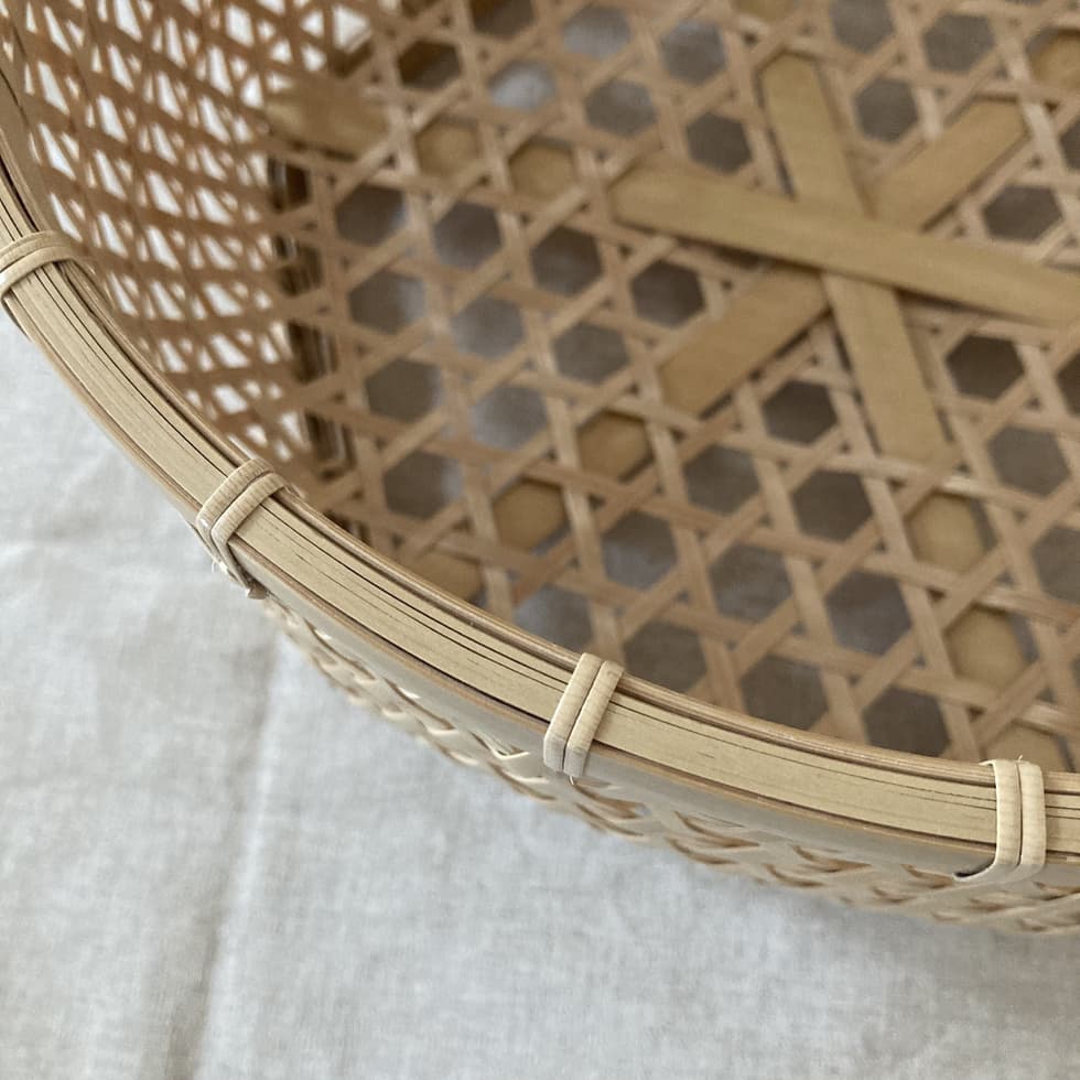 椀かご丸大の縁アップ