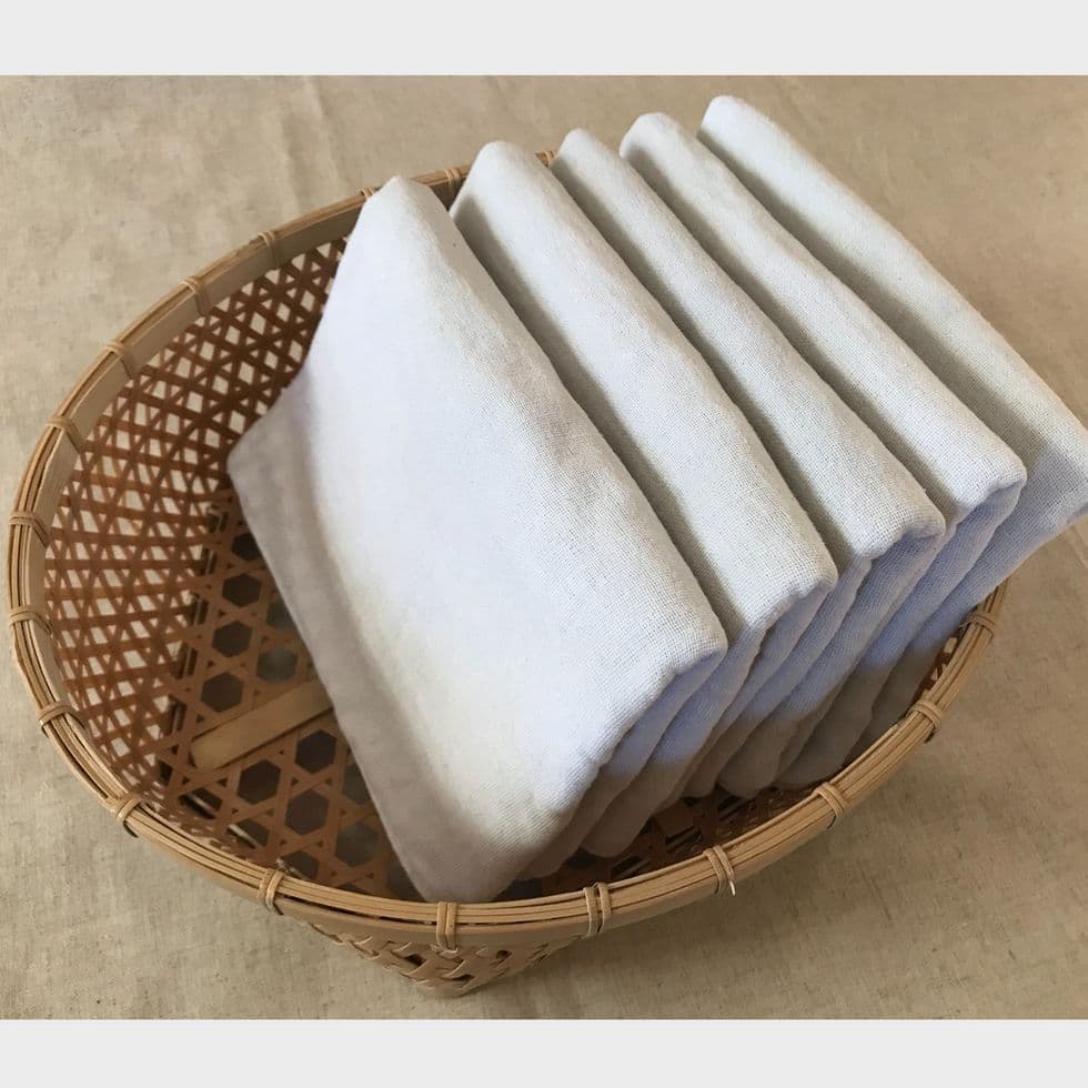 椀かご楕円大とタオル